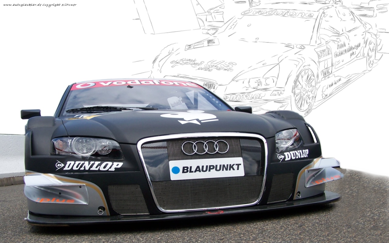 Supersportwagen der DTM von Audi. Autoglasklar.de Shop