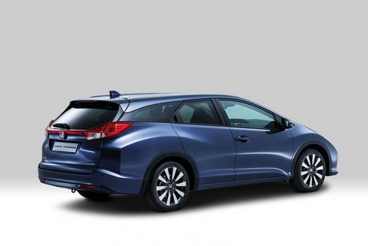 Seitenansicht hinten Honda Civic Tourer