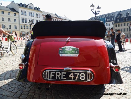 Heckansicht Alvis Speed 25