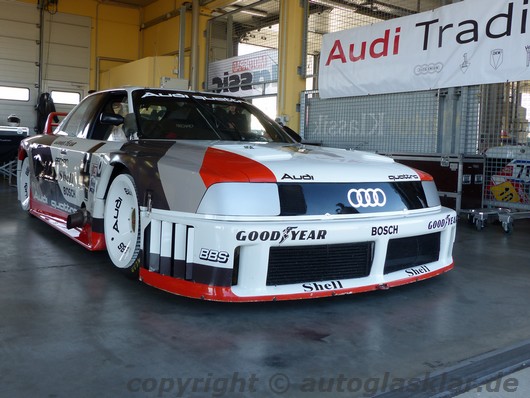 Audi 90 quattro IMSA GTO Rennwagen, Sachsenring Classic 2016