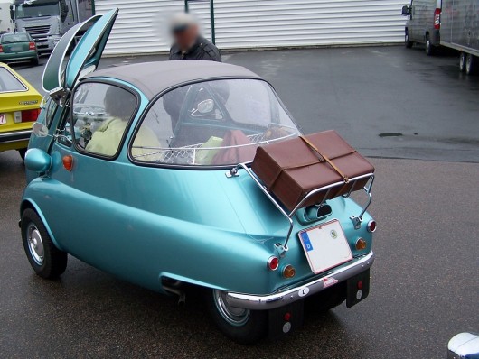 Das Heck eines BMW Isetta 300