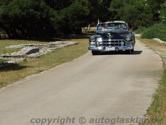 Cadillac Convertible 62 auf der Insel Brijuni