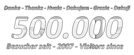 Thanks all half million visitors!
