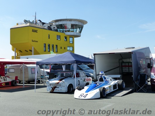 Ausschnitt aus dem Fahrerlager zur Sachsenring Classic 2016