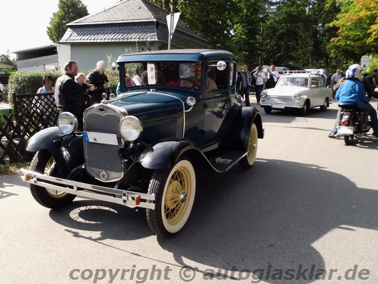 Das A Modell von Ford 1930 Anfahrt Augustusburg