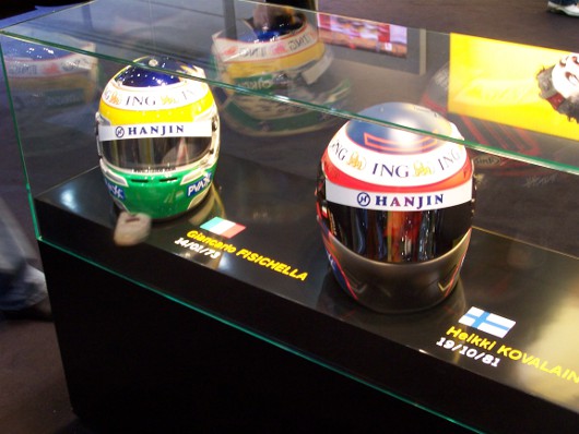 Formel 1 Renault Team, Helme