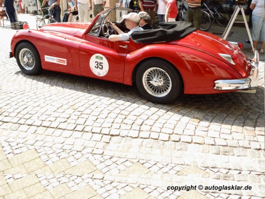 Jaguar XK 140 Cabrio Seitenansicht