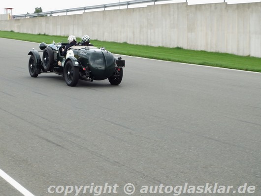 Lagonda Rapide nach der Zieldurchfahrt