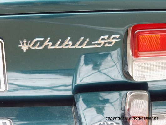 Schriftzug Maserati Ghibli