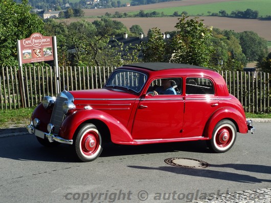 Mercedes 170 DS, Anfahrt Augustusburg