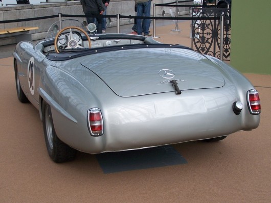 Heckansicht Mercedes 190 SLR Sportroadster