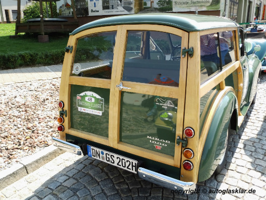 Heckansicht Morris Minor 1000