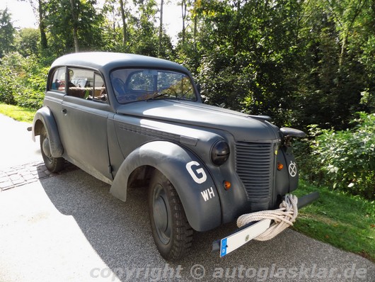 Opel Kadett von 1938, Frontansicht militärische Version