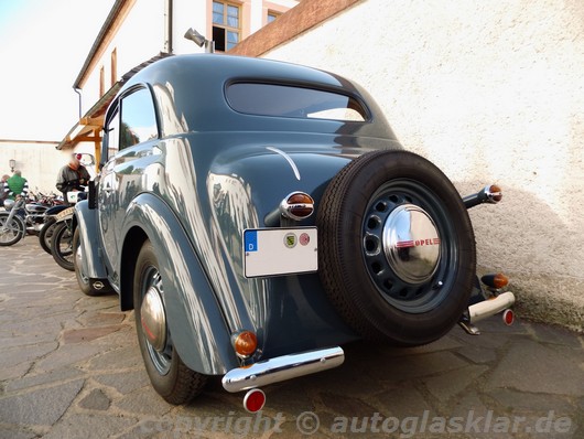 Opel Kadett von 1938, Heckansicht zivile Version