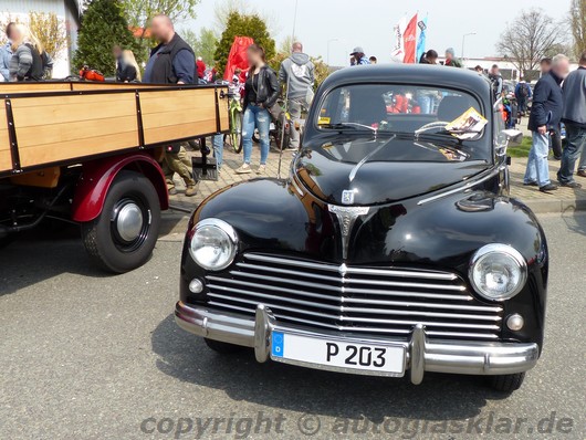 Peugeot 203 Frontansicht 1959