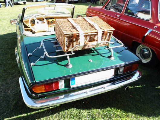 Heckansicht Triumph Spitfire Roadster Mk4