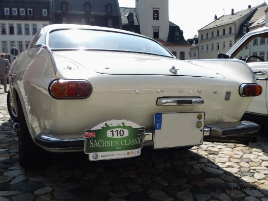 Coupe Volvo P 1800 Heckansicht