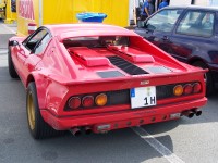 Der Ferrari 328 Gran Turismo Berlinetta Heckansicht