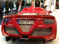 Supersportwagen Gumpert Apollo Heckansicht