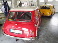 Der Morris Mini Cooper Heckansicht