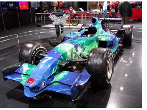 Der Honda F1 Bolide 2007 von Jenson Button