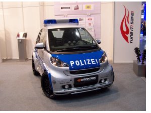 Smart Polizeifahrzeug