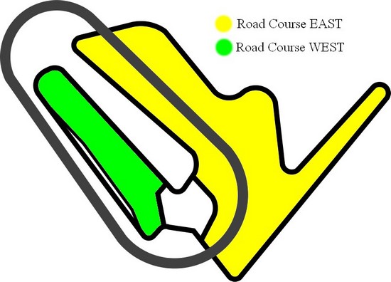 Streckenführung Rennstrecke Twin Ring Motegi in Japan