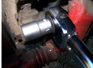 Honda Jazz, Demontage Bremssattelträger