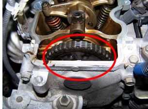 Honda Jazz, Ventilspieleinstellung, Einstellmarken