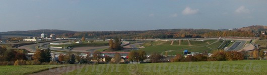 Rennstrecke Sachsenring im Überblick