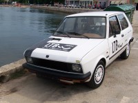 Der Yugo Koral 55 in der Ansicht von vorn