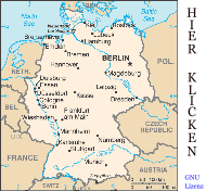 Kleine Deutschlandkarte